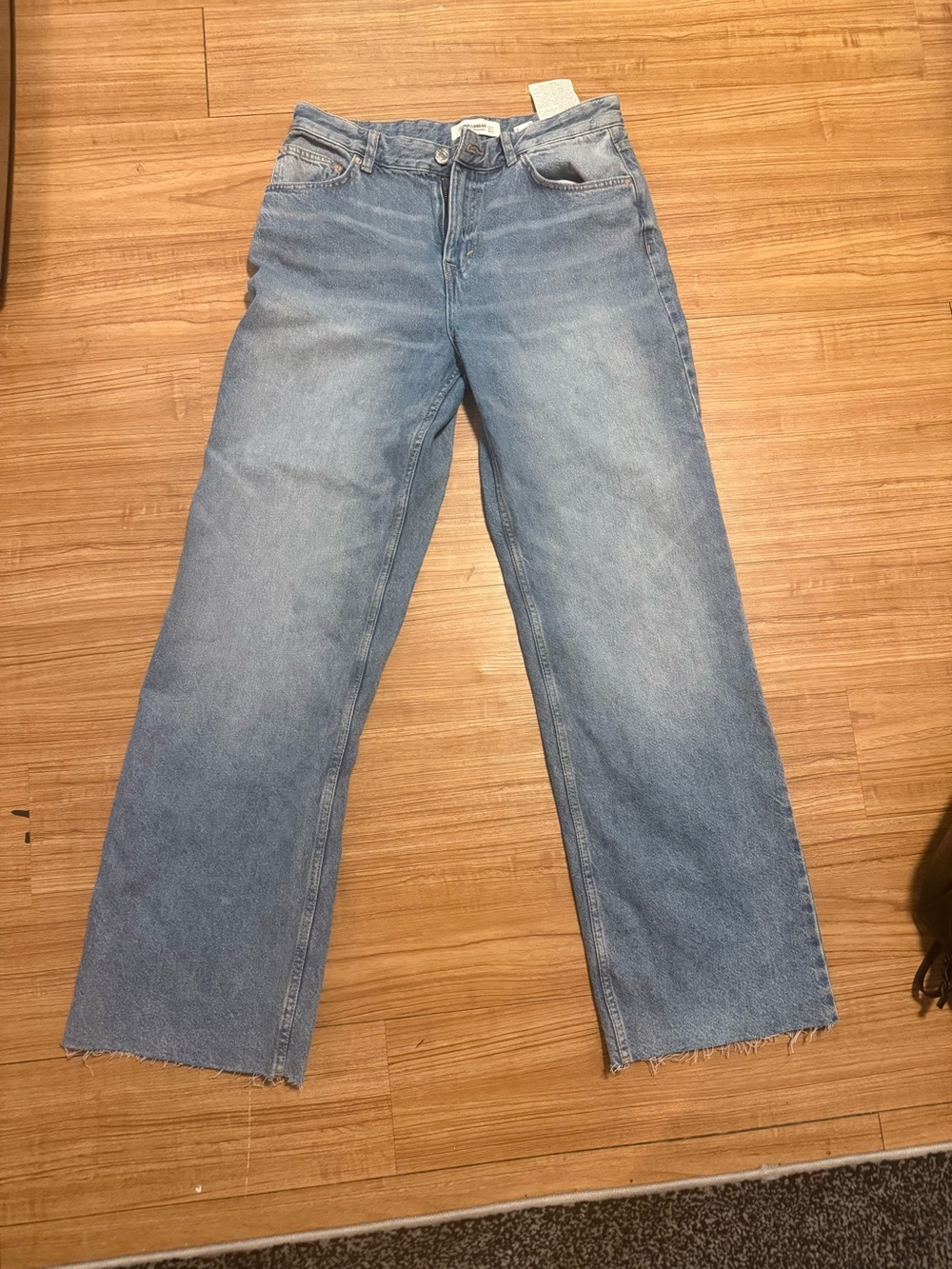 Pull&Bear Light Blue Wide Leg Jeans